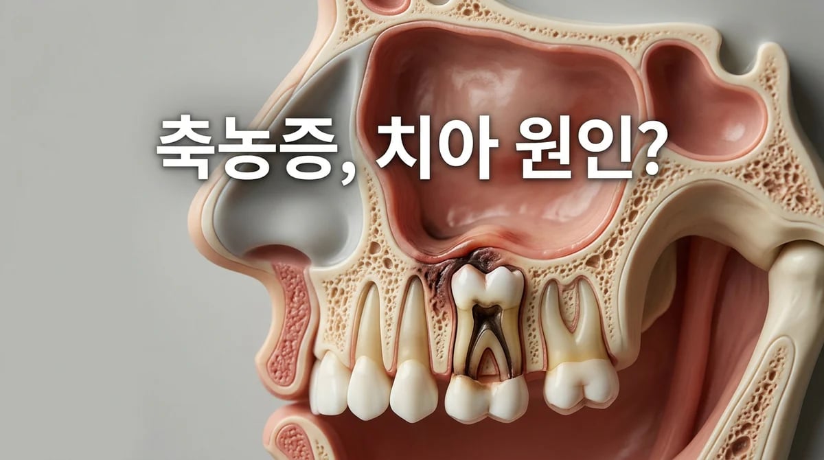 만성 축농증 원인, 치아 뿌리에? 치성 상악동염 3가지 핵심