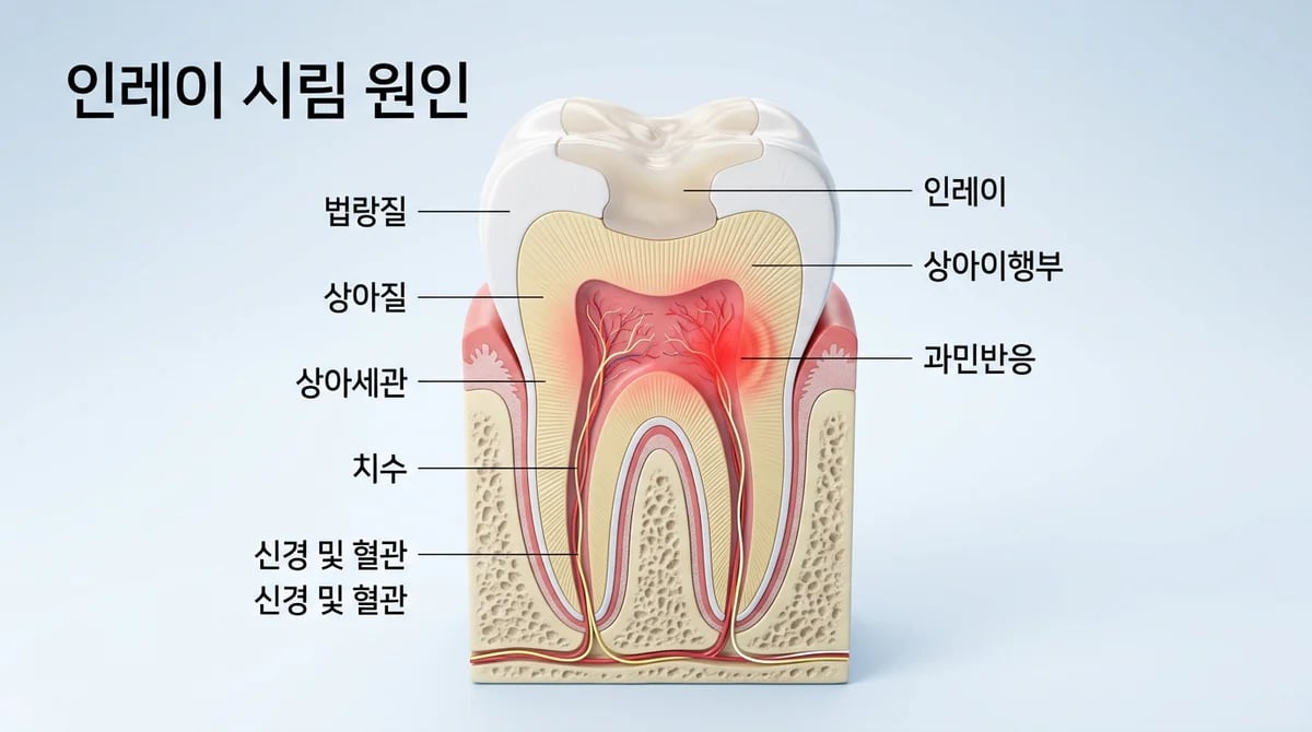 인레이 치료 후 시린 증상: 원인 5가지와 효과적인 대처법 완벽 가이드