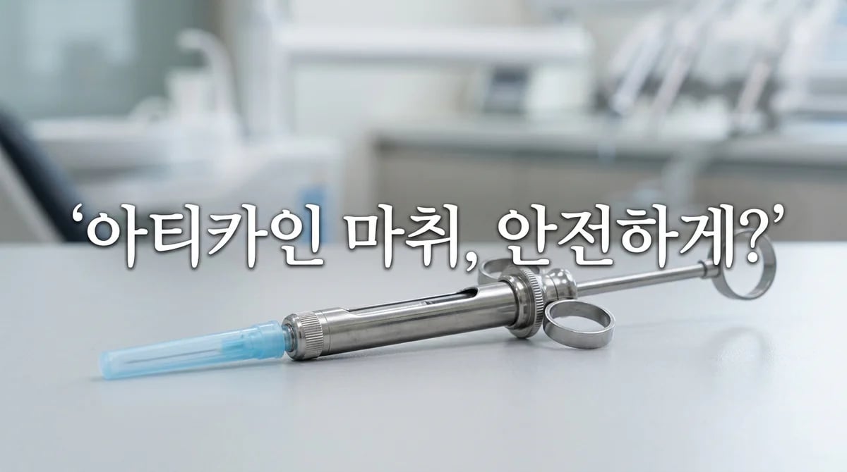 아티카인 국소마취: 부작용, 주의사항 및 안전한 치과 치료 가이드