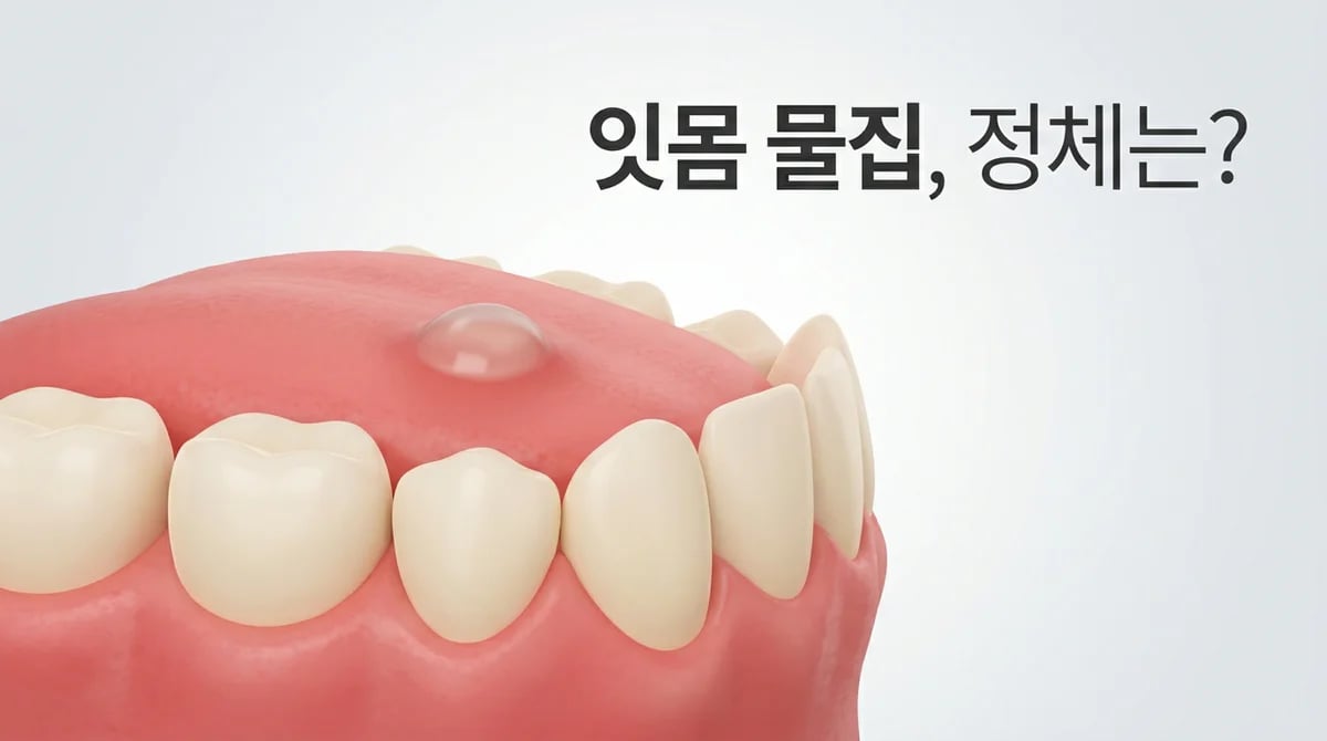 잇몸에 물집이 생겼다면? 흔한 원인 3가지와 현명한 관리법