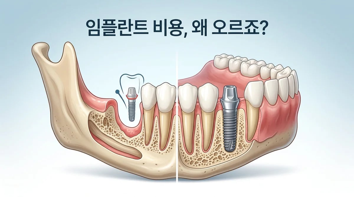 고난도 임플란트 비용, 일반 시술과 왜 다를까? 3가지 핵심 요인 분석