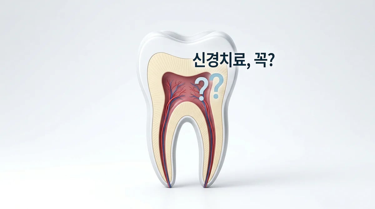 신경치료 필요성 판단 기준: 통증 유무와 치수염 단계 분석