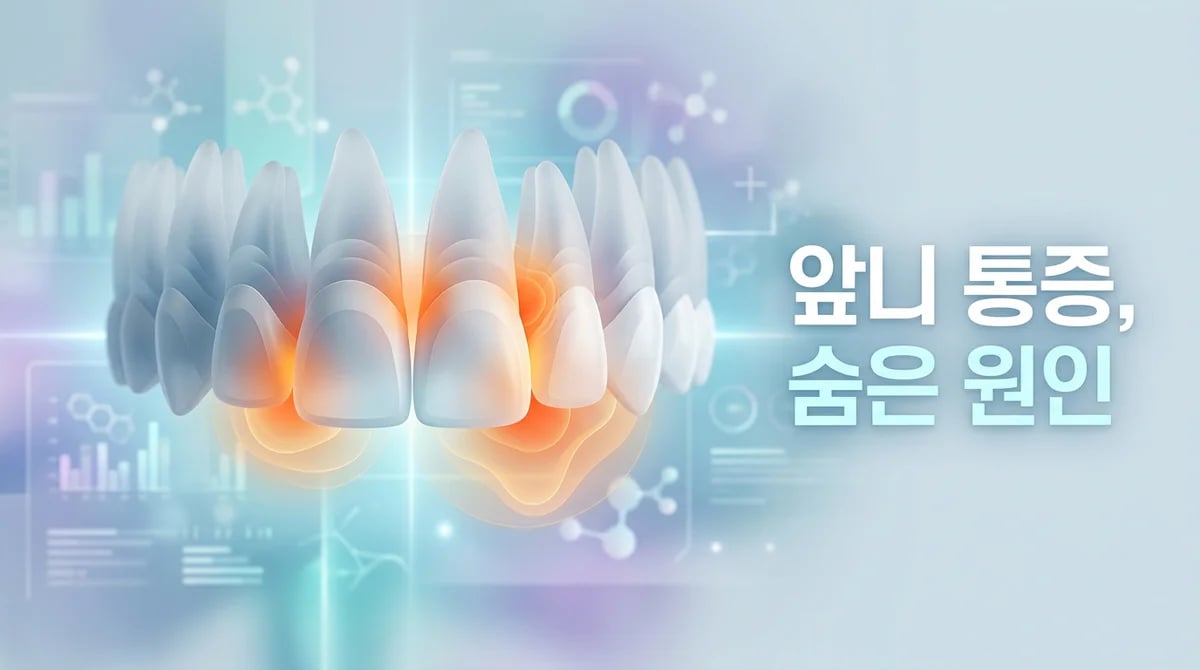 앞니 전체 통증, 충치 말고 다른 원인은? 증상별 분석과 대처법