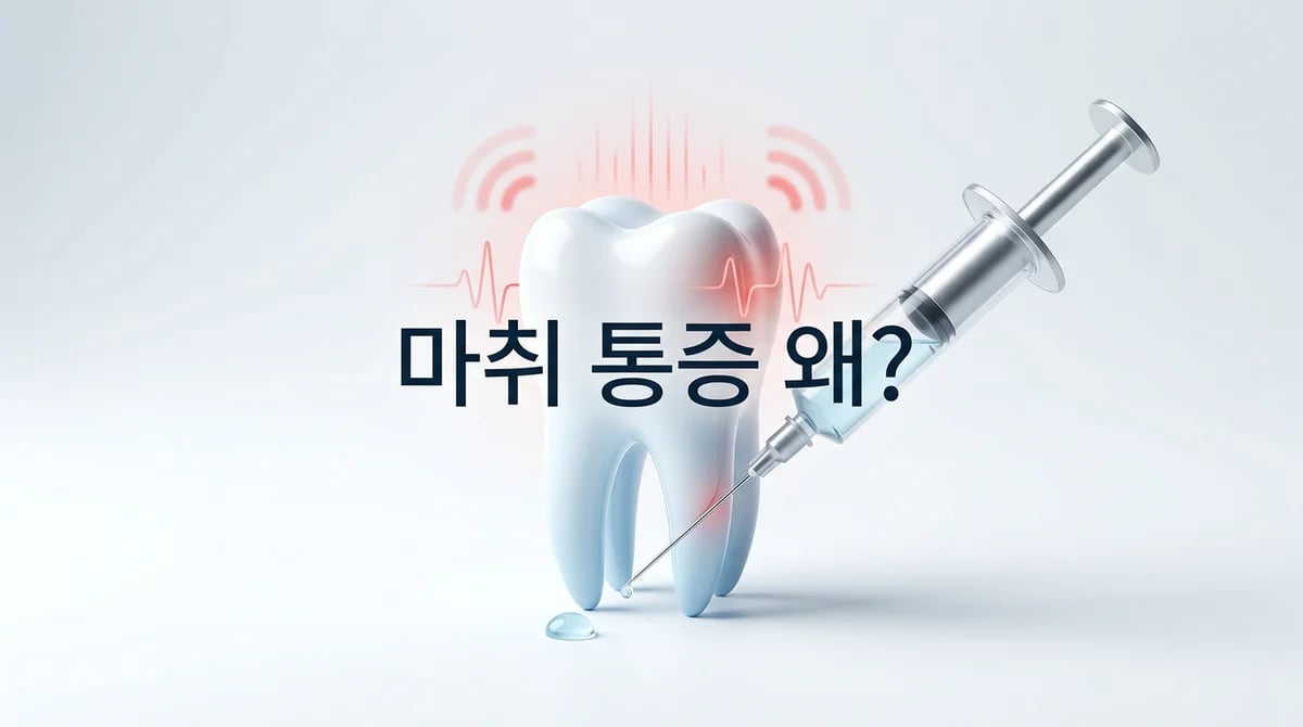 신경치료 마취에도 통증? 3가지 과학적 원인과 해결 가이드