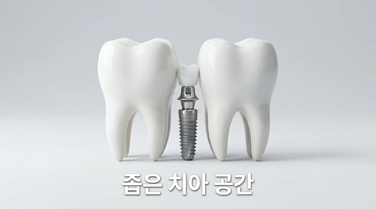 좁은 치아 공간, 임플란트 식립 가능성과 성공적인 해결책 5가지