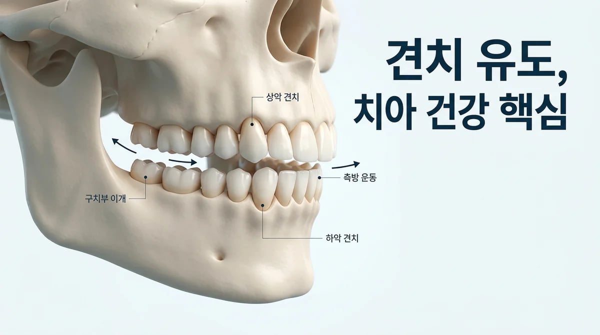치아 건강의 핵심: 이상적인 교합과 견치 유도의 중요성