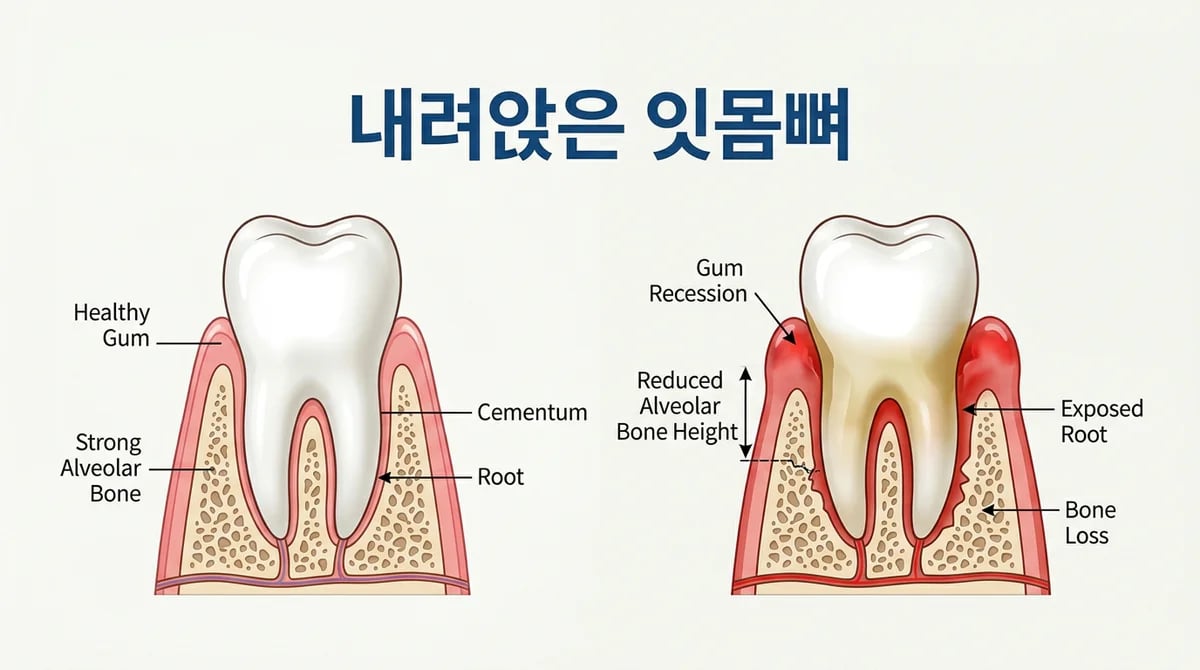 치조골 높이가 내려갈 때, 잇몸 건강 관리의 3가지 핵심