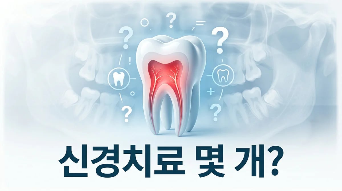 신경치료, 어떤 치아에 몇 개가 필요한가? 치과 진단 원칙과 사례