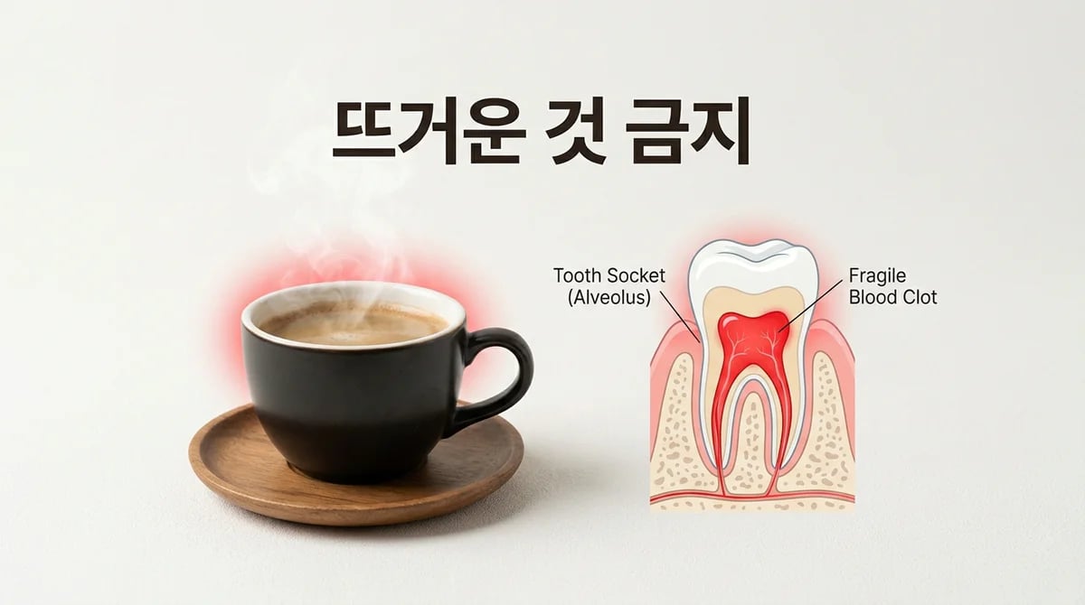 사랑니 발치 후 뜨거운 음식, 피해야 하는 3가지 과학적 이유
