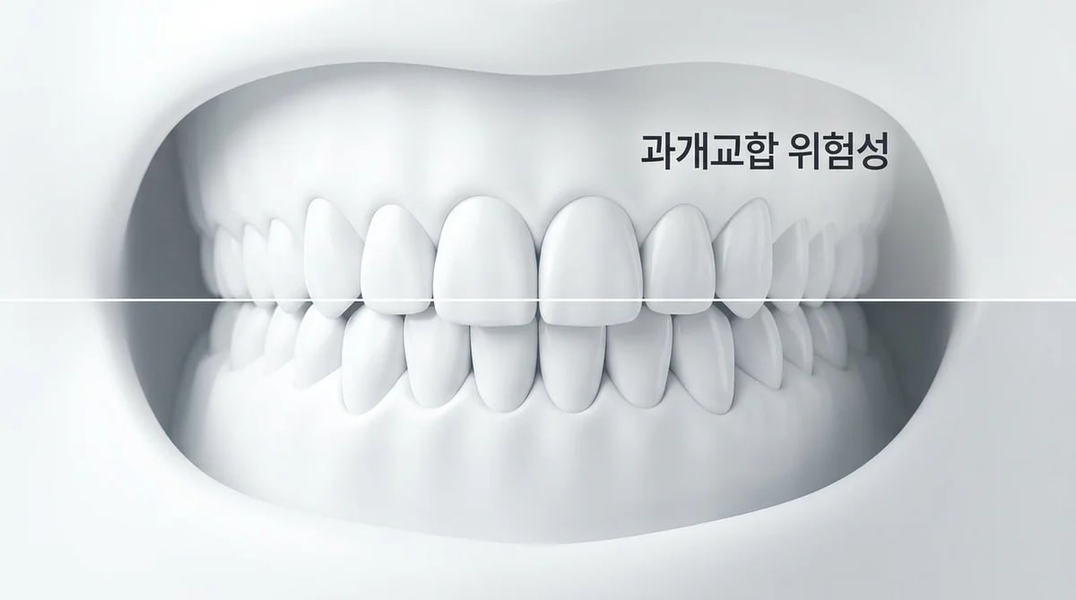 과개교합, 윗니가 아랫니를 너무 덮으면? 심각도 기준과 증상 파악