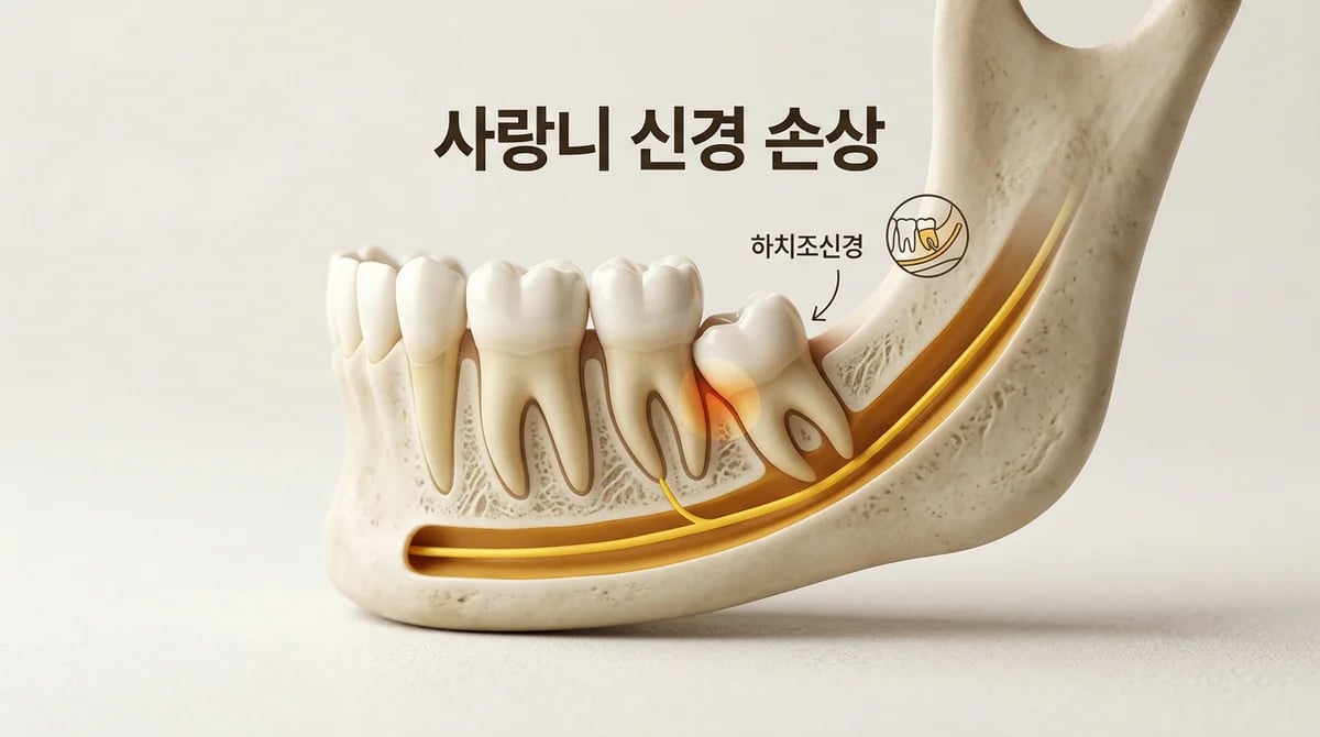 사랑니 발치 후 신경 손상: 어떤 경우에 발생하고 어떻게 관리될까?