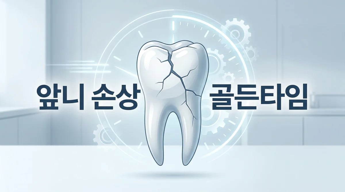 외상 앞니 손상: 골든타임 응급처치부터 효과적인 치료 로드맵