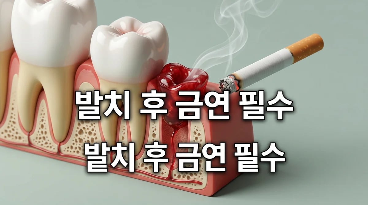 발치 후 흡연 위험성: 구강 회복 지연과 혈병 보호의 중요성