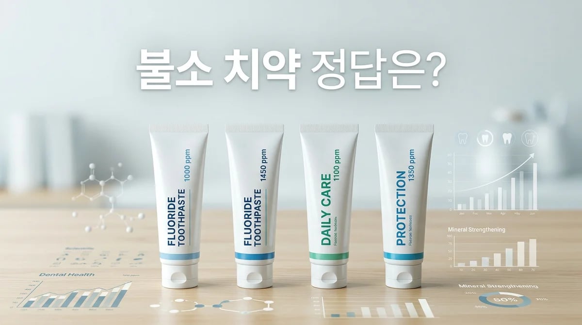 치약 불소 농도: 충치 예방을 위한 올바른 선택 가이드