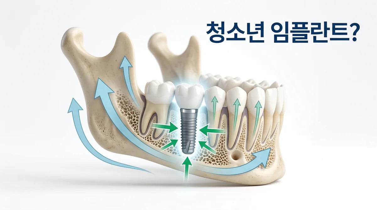 성장기 청소년 임플란트: 시술 시기 판단과 안전한 대안 가이드