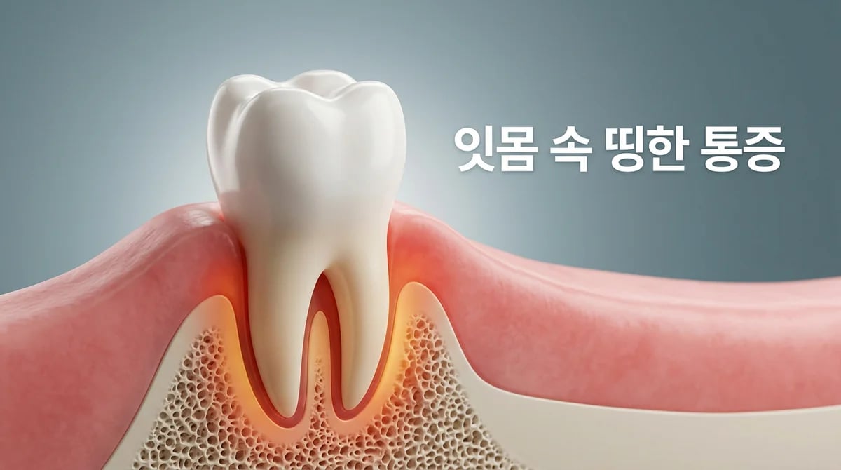 잇몸 속 띵한 통증, 불편감 원인 5가지와 효과적인 대처법