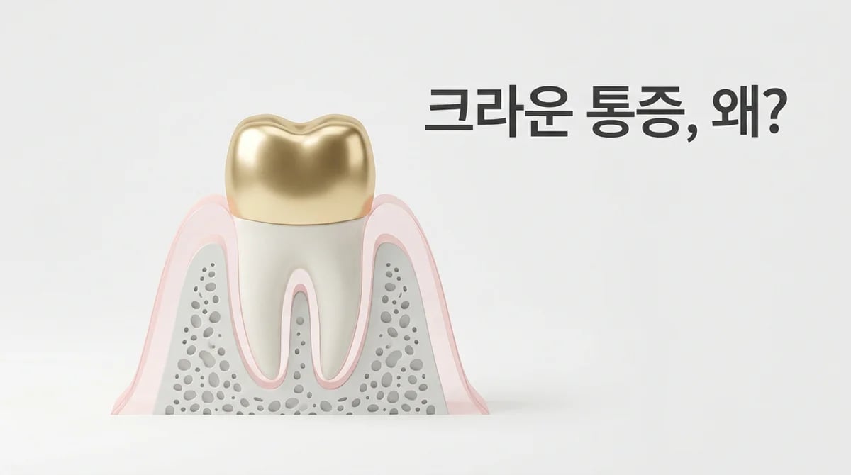 신경치료 후 크라운 통증, 왜 생길까요? 5가지 주요 원인 분석