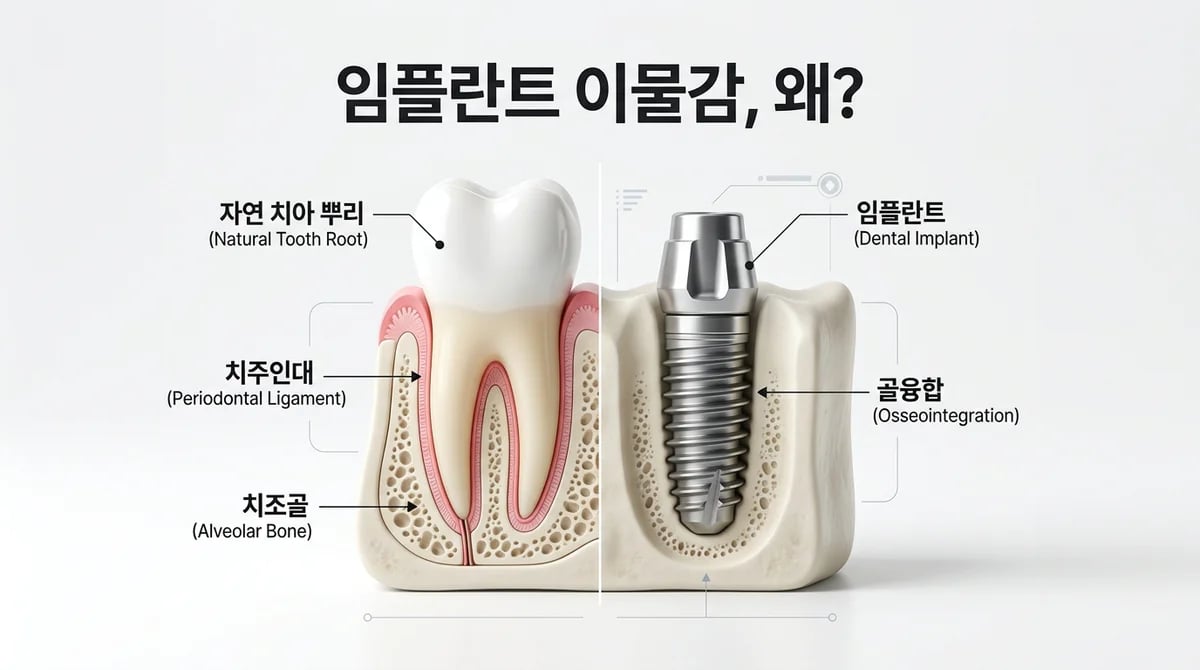 임플란트 후 이물감, 왜 그럴까요? 근본 원인과 대처법