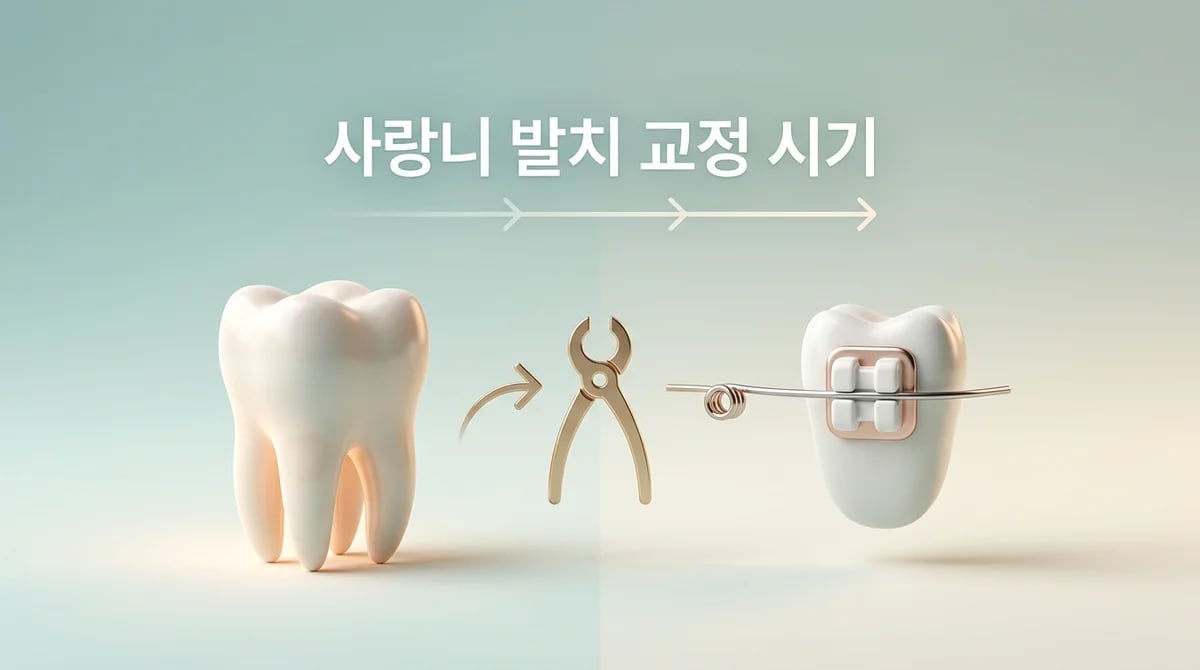 사랑니 발치 후 치아 교정, 언제 시작해야 할까? 최적의 시기 결정 가이드