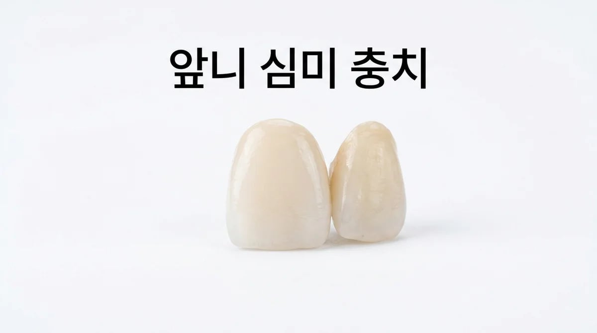 앞니 충치 심미 치료: 레진, 라미네이트, 크라운 비교 분석 가이드