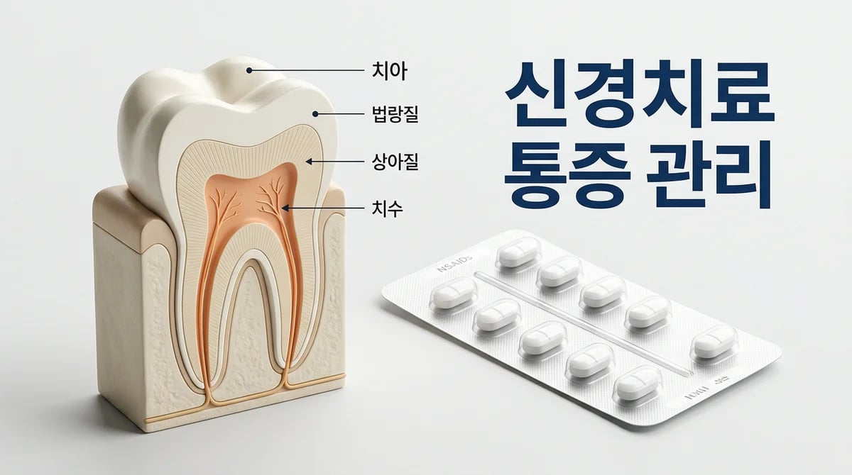 신경치료 후 통증, 진통제 올바른 복용 가이드와 안전한 관리법