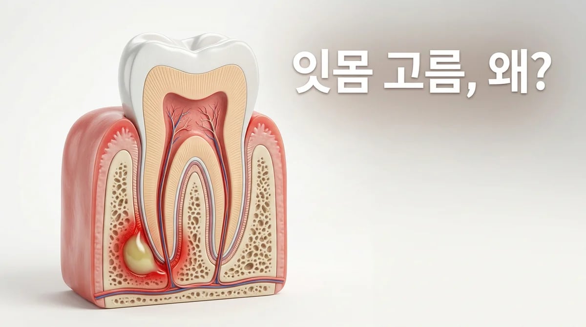 잇몸 고름 왜 생길까? 치과 농양의 원인과 안전한 대처법