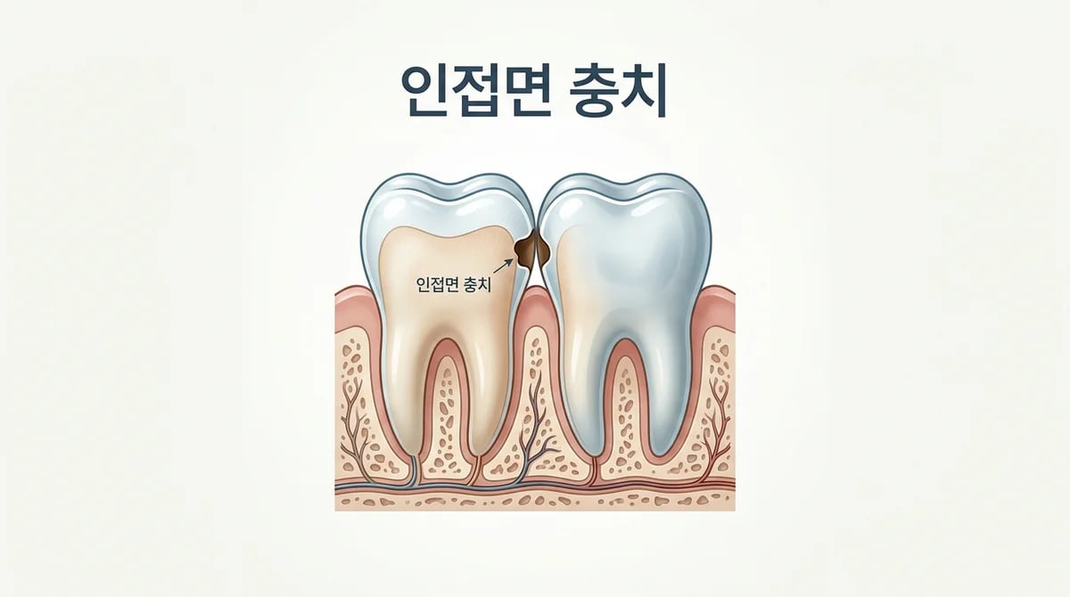 인접면 충치: 치실이 끊어진다면? 숨은 충치 증상과 조기 진단 가이드