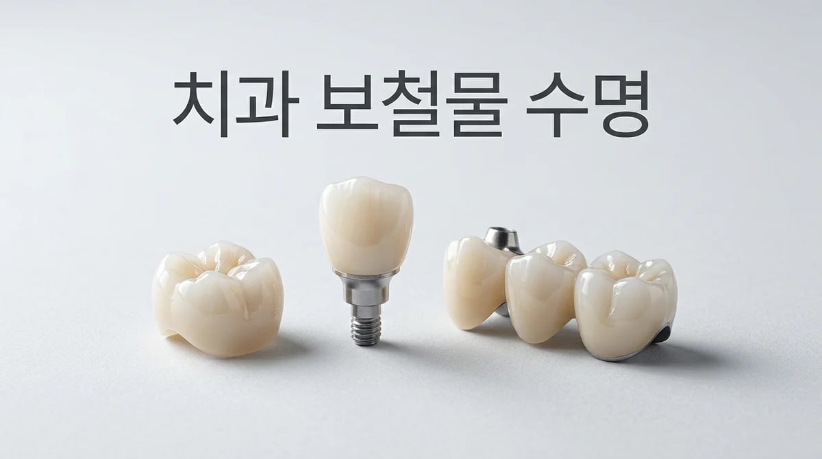 치과 보철물, 얼마나 오래 쓸까? 평균 수명과 관리법 완벽 가이드