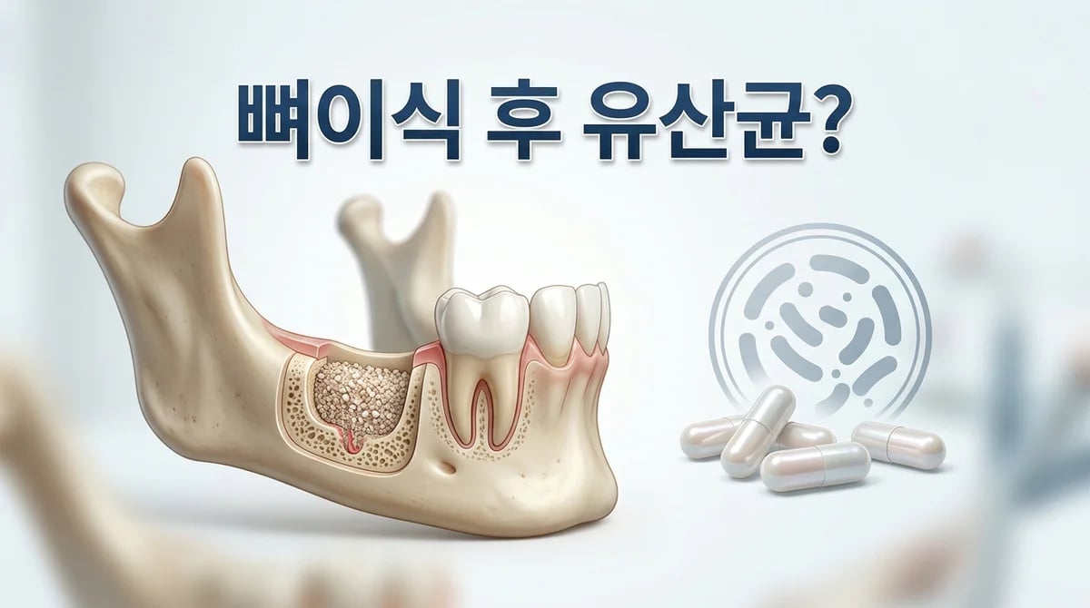 치아 뼈이식 후 구강유산균: 회복 도움 여부와 올바른 관리법