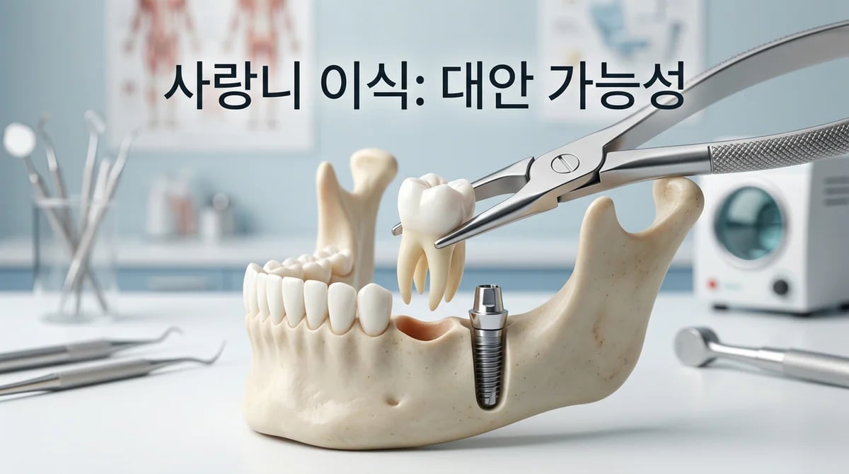 사랑니 자가치아 이식: 임플란트 대체 가능성, 성공 조건은?