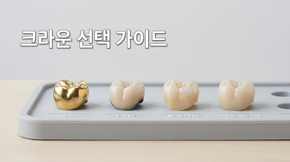 치아 크라운 종류와 재료별 특징 비교: 나에게 맞는 보철물 선택 가이드