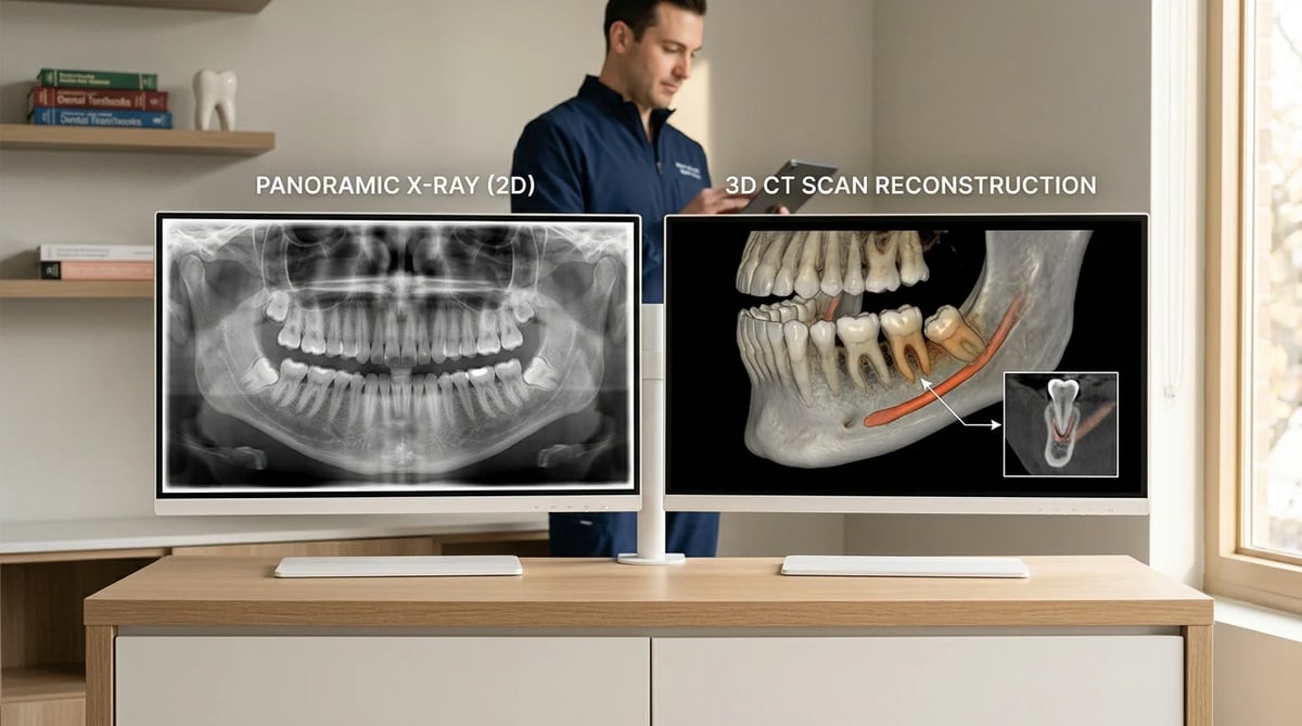 치아교정 전 사랑니 정밀 진단 과정 (X-ray, CT)