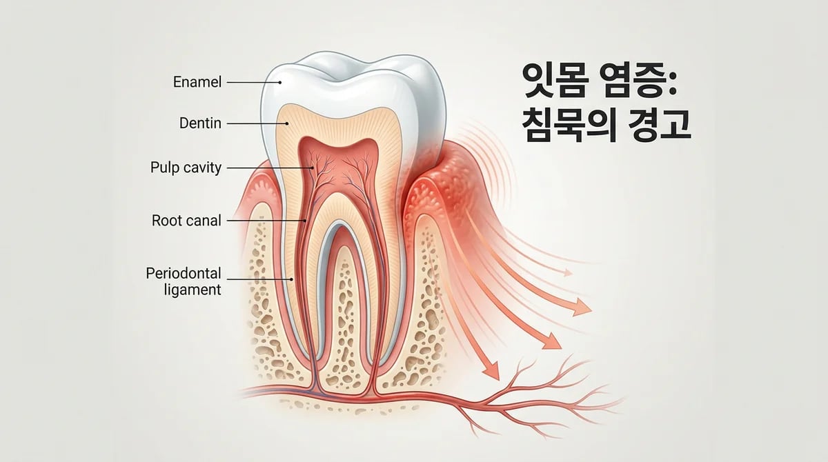 치아 염증 방치, 전신 건강 위협하는 3단계 위험성