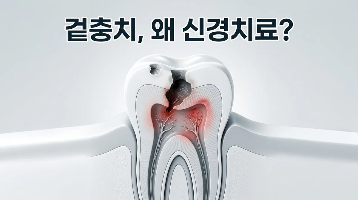 겉보기엔 작은 충치, 왜 신경치료가 필요할까? 5가지 진단 기준