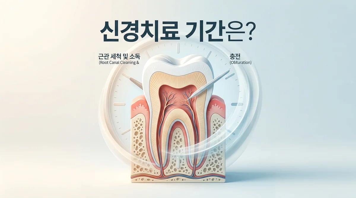 신경치료 기간: 얼마나 걸릴까? 결정 요인 3가지와 표준 과정 이해