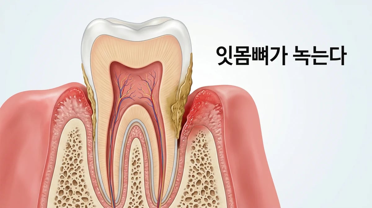 치석, 잇몸 건강과 치조골 파괴의 심각한 생물학적 원리 이해하기