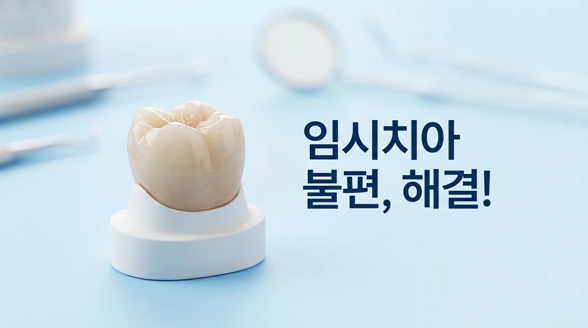 치과 임시치아 불편함, 왜? 5가지 원인과 효과적인 관리법