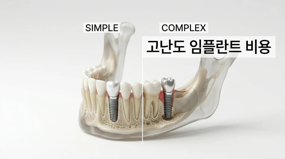 고난도 임플란트 비용: 일반 임플란트와 다른 3가지 핵심 이유