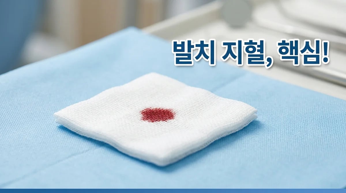 발치 후 올바른 거즈 지혈, 성공적인 회복을 위한 3단계