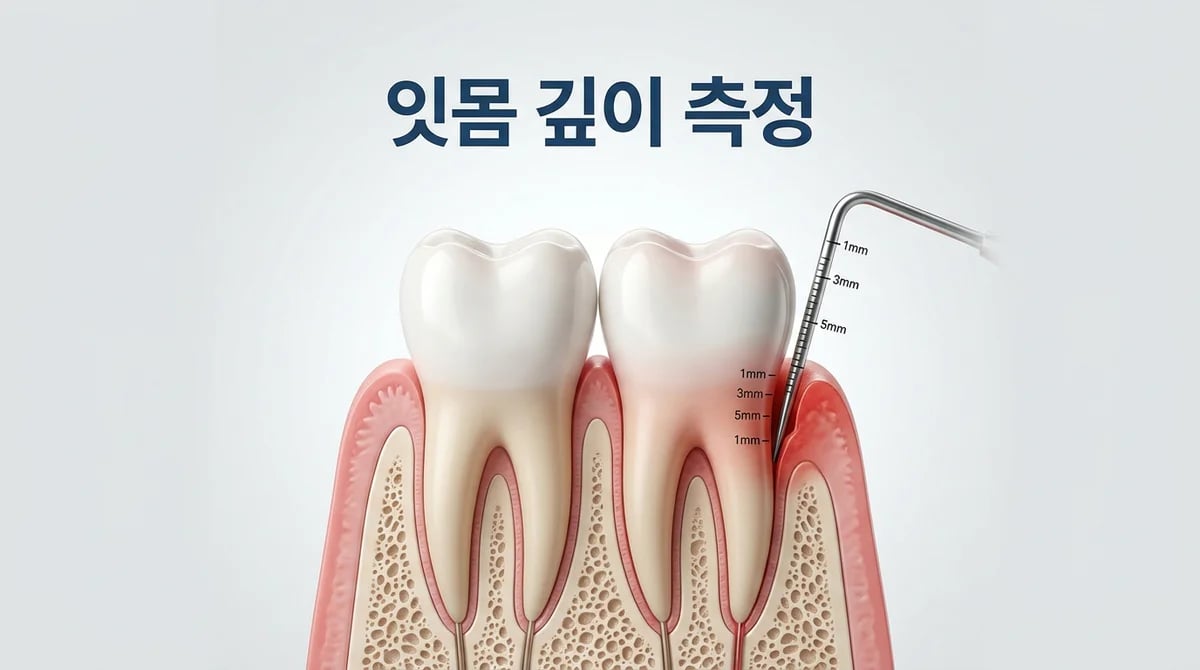 치주낭 깊이 측정: 잇몸 건강의 중요한 지표와 관리 가이드