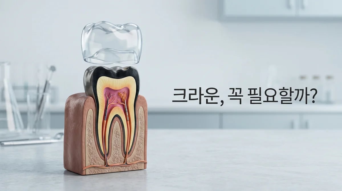 신경치료 후 약해진 치아, 크라운 외 보존 대안 3가지 분석