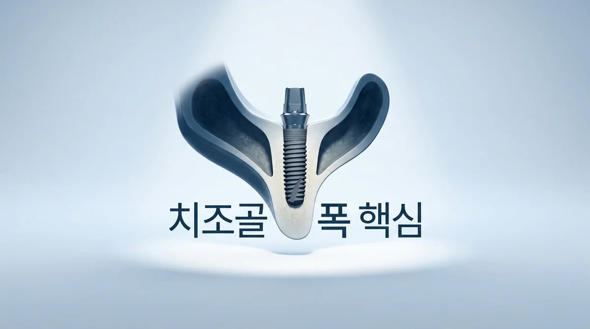 임플란트 성공의 핵심: 치조골 폭의 중요성과 심미성 유지 비결