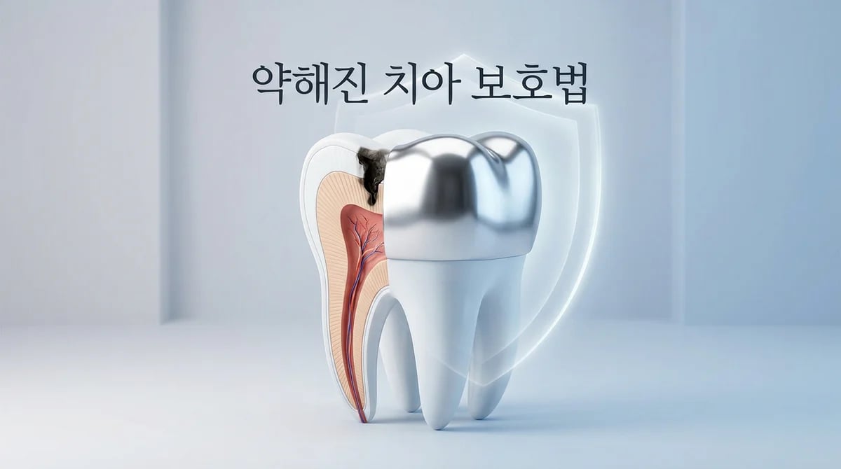 신경치료 후 약해진 치아 보호: 파절 예방과 크라운의 중요성