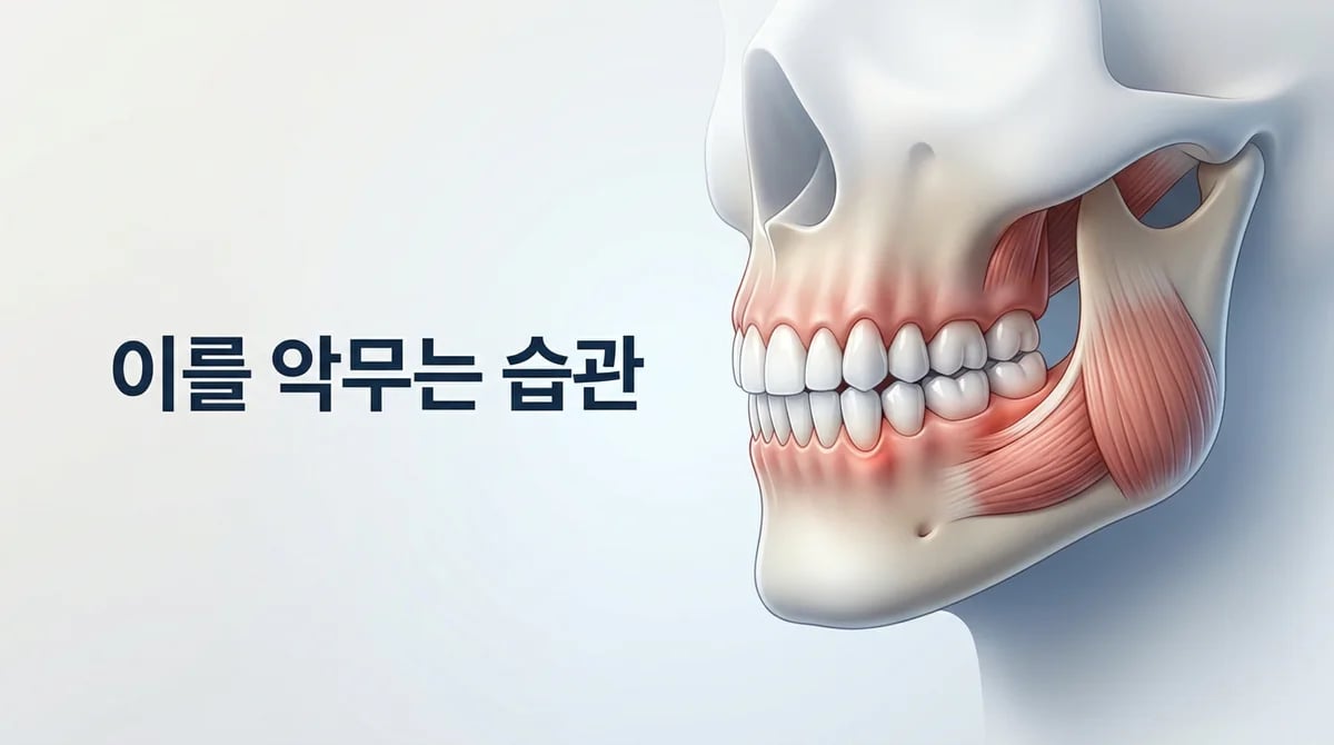 이를 악무는 습관: 치아와 턱관절 건강 위협 및 관리법