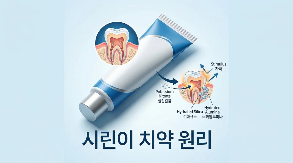 시린이 치약 효과 원리: 민감한 치아 통증 완화의 과학적 접근 2가지