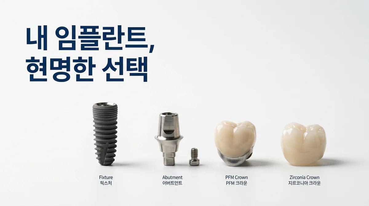 임플란트 보철물 종류 선택 가이드: 나에게 맞는 크라운은?