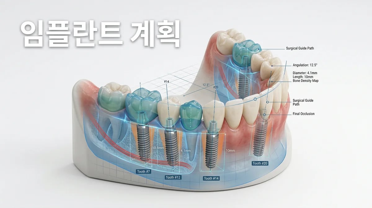 성공적인 임플란트 치료 계획, 핵심 3가지 과정과 의사결정