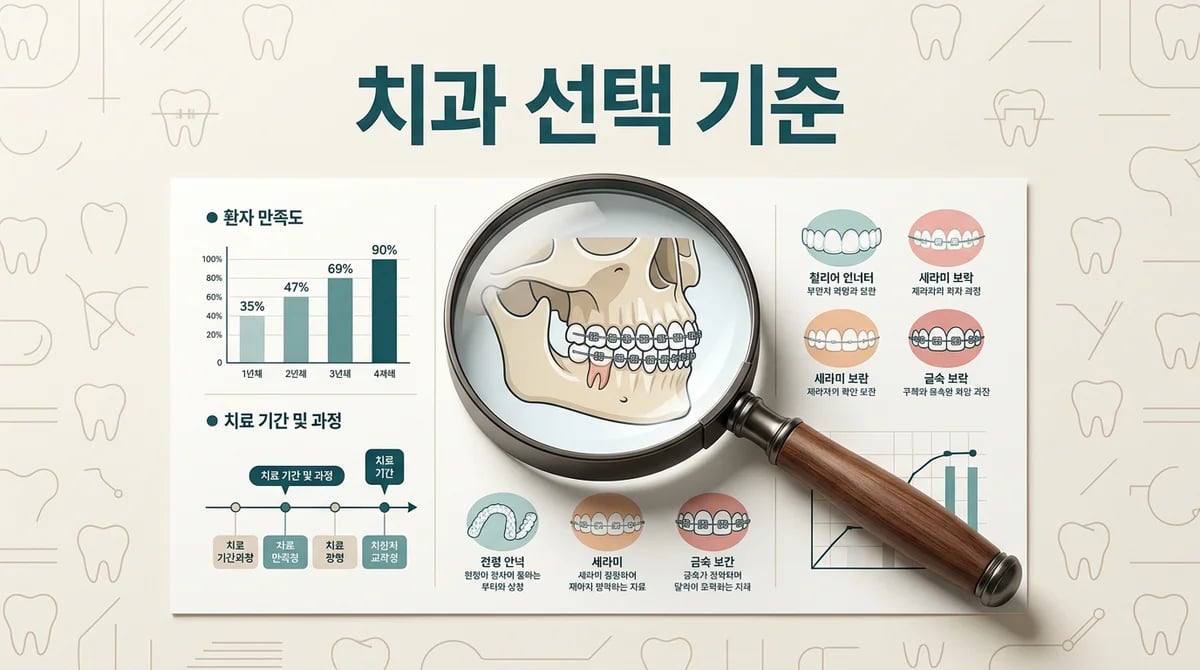 만족스러운 치아교정, 전문 치과 선택 기준 완벽 가이드