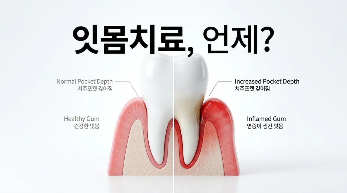 잇몸치료, 언제 받아야 할까요? 주요 증상과 치료 시기