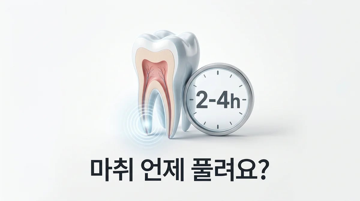 치과 마취 후 풀리는 시간: 평균 2-4시간 및 주의사항